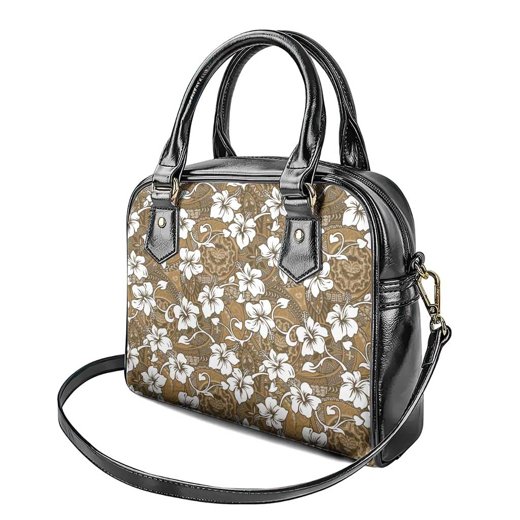 Kuvui Bula Fiji Shoulder Handbag Fijian Tapa Seamless Hibiscus - Polynesian Pride