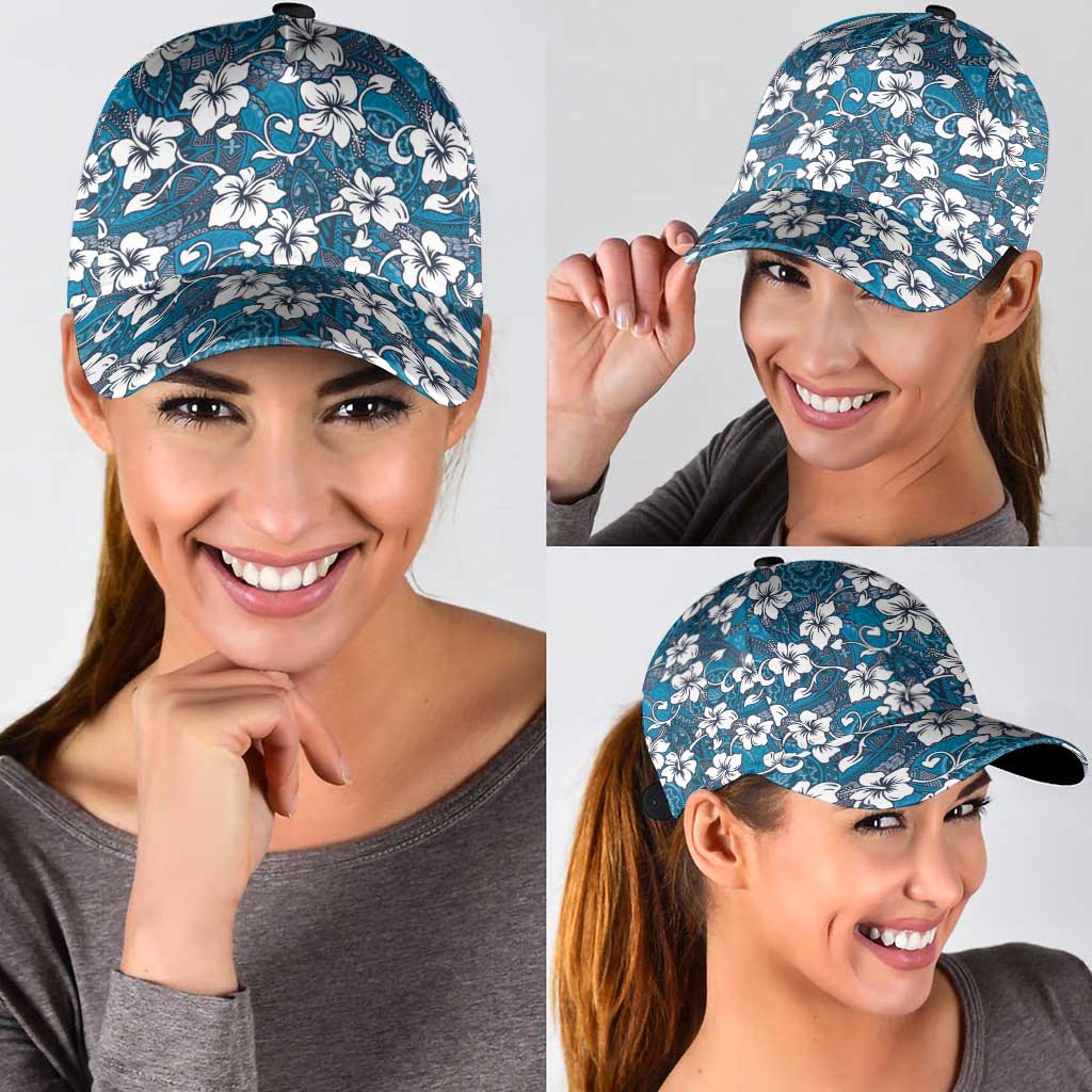 Karakarawa Bula Fiji Classic Cap Fijian Tapa Seamless Hibiscus - Polynesian Pride