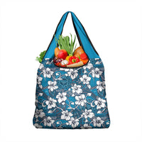 Karakarawa Bula Fiji Grocery Bag Fijian Tapa Seamless Hibiscus - Polynesian Pride