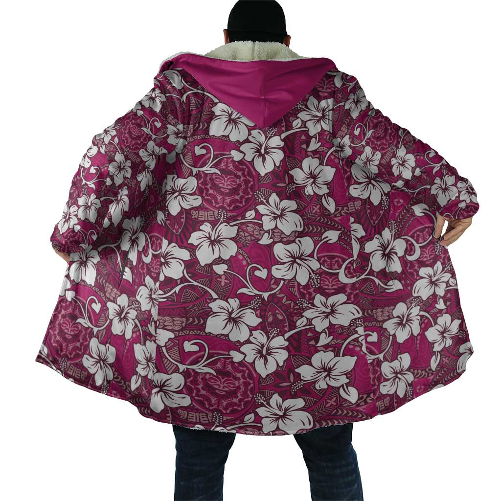 Piqi Bula Fiji Cloak Fijian Tapa Seamless Hibiscus LT14 - Polynesian Pride
