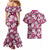 Piqi Bula Fiji Couples Matching Mermaid Dress and Hawaiian Shirt Fijian Tapa Seamless Hibiscus - Polynesian Pride