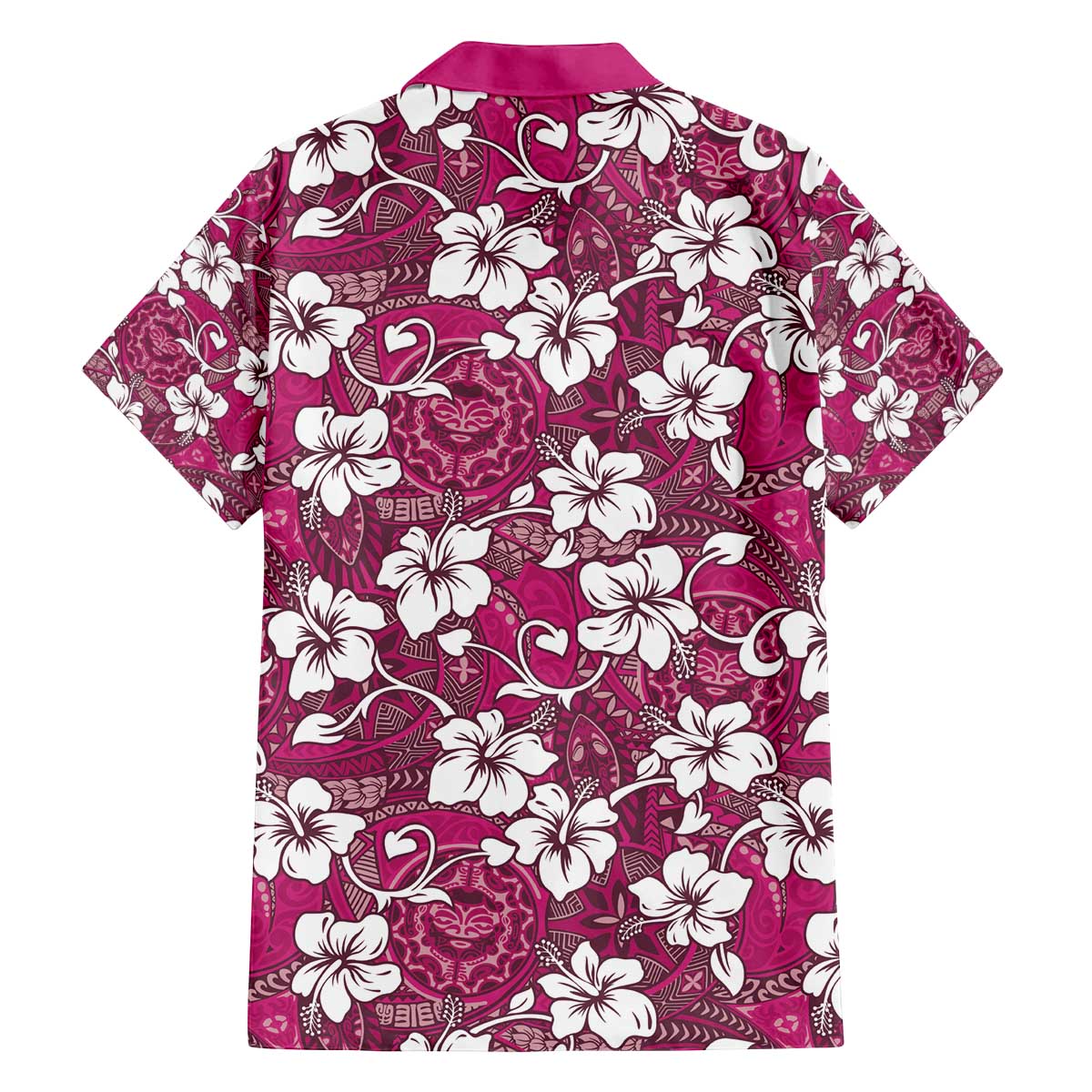 Piqi Bula Fiji Family Matching Off The Shoulder Long Sleeve Dress and Hawaiian Shirt Fijian Tapa Seamless Hibiscus LT14 - Polynesian Pride