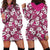 Piqi Bula Fiji Hoodie Dress Fijian Tapa Seamless Hibiscus - Polynesian Pride