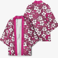 Piqi Bula Fiji Kimono Fijian Tapa Seamless Hibiscus LT14 - Polynesian Pride