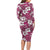Piqi Bula Fiji Long Sleeve Bodycon Dress Fijian Tapa Seamless Hibiscus - Polynesian Pride