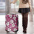 Piqi Bula Fiji Luggage Cover Fijian Tapa Seamless Hibiscus - Polynesian Pride