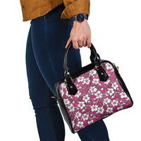 Piqi Bula Fiji Shoulder Handbag Fijian Tapa Seamless Hibiscus - Polynesian Pride