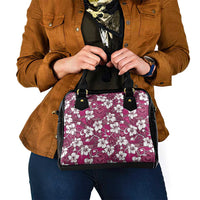 Piqi Bula Fiji Shoulder Handbag Fijian Tapa Seamless Hibiscus - Polynesian Pride