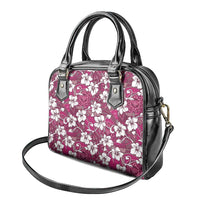 Piqi Bula Fiji Shoulder Handbag Fijian Tapa Seamless Hibiscus - Polynesian Pride