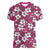 Piqi Bula Fiji Women V-Neck T-Shirt Fijian Tapa Seamless Hibiscus - Polynesian Pride