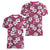 Piqi Bula Fiji Women V-Neck T-Shirt Fijian Tapa Seamless Hibiscus - Polynesian Pride