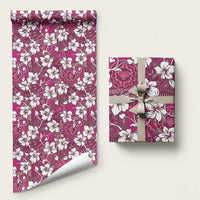 Piqi Bula Fiji Wrapping Paper Fijian Tapa Seamless Hibiscus - Polynesian Pride