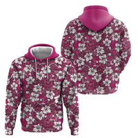 Piqi Bula Fiji Zip Hoodie Fijian Tapa Seamless Hibiscus - Polynesian Pride