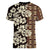 Bula Fiji Masi Women V-Neck T-Shirt Tapa Tropical Hibiscus Half Stylized - Polynesian Pride