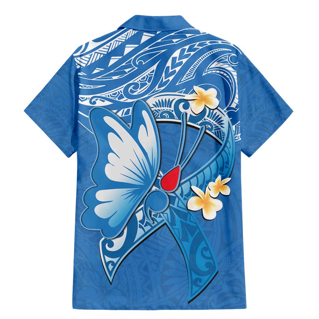 Polynesia Diabetes Awareness Month Family Matching Mermaid Dress and Hawaiian Shirt In November We Wear Blue LT14 - Polynesian Pride