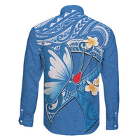 Polynesia Diabetes Awareness Month Family Matching Mermaid Dress and Hawaiian Shirt In November We Wear Blue LT14 - Polynesian Pride
