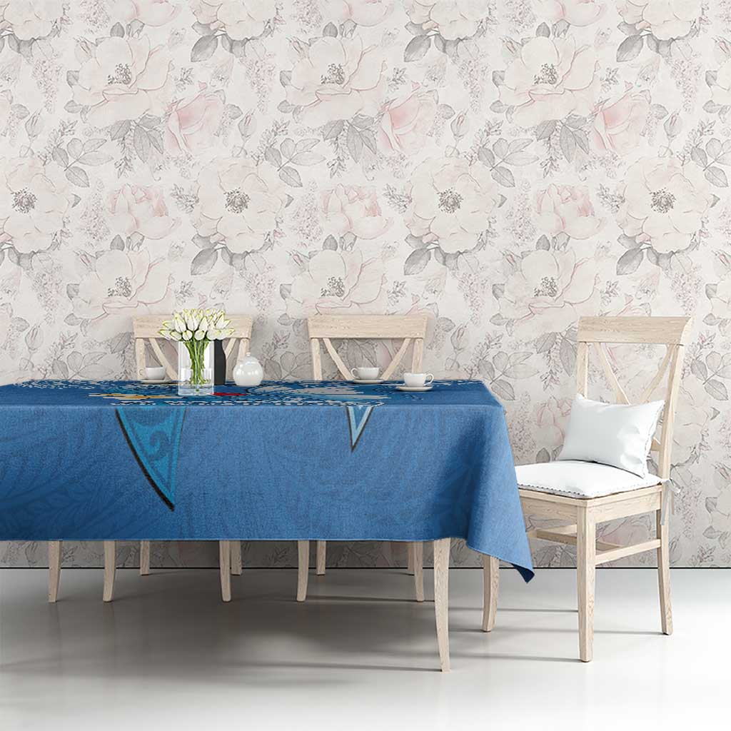 Polynesia Diabetes Awareness Month Tablecloth In November We Wear Blue