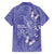 Polynesia Stomach Cancer Awareness Hawaiian Shirt Periwinkle Ribbon Brave Strong!