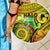Halo Vanuatu Beach Blanket Sand Drawing Turtle Polynesian Tropical Flowers LT14 - Polynesian Pride