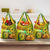 Halo Vanuatu Grocery Bag Sand Drawing Turtle Polynesian Tropical Flowers
