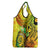 Halo Vanuatu Grocery Bag Sand Drawing Turtle Polynesian Tropical Flowers