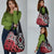 New Zealand Grocery Bag Aotearoa Kowhaiwhai Mix Taniko Art - Red