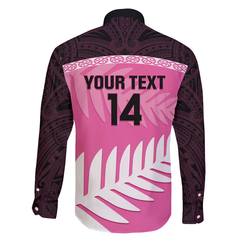 Custom New Zealand Aotearoa Cricket Family Matching Long Sleeve Bodycon Dress and Hawaiian Shirt Go White Silver Fern LT14 - Polynesian Pride