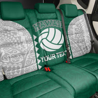 Custom Hawaii Volleyball Back Car Seat Cover Hawaiian Kakau Pattern