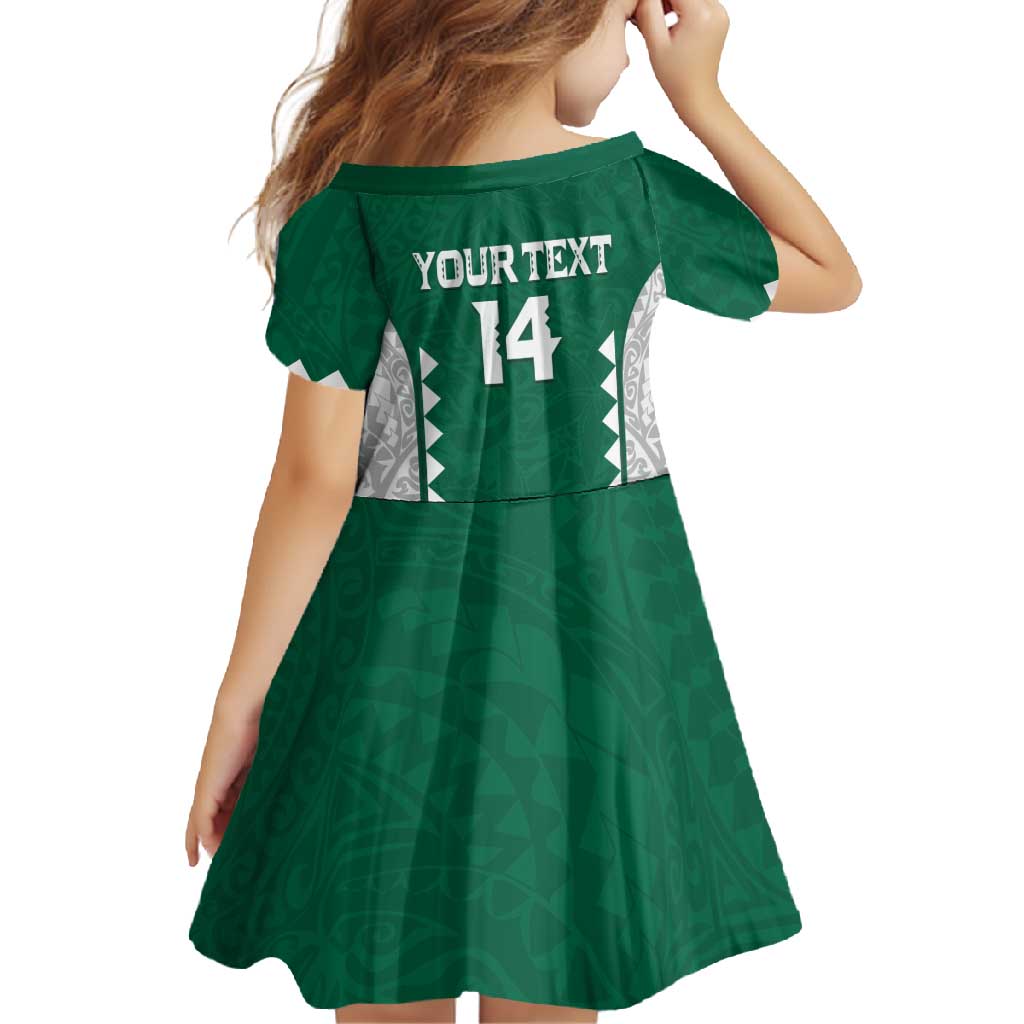 Custom Hawaii Volleyball Family Matching Mermaid Dress and Hawaiian Shirt Hawaiian Kakau Pattern