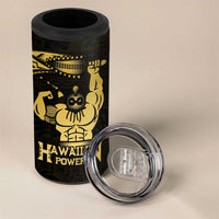 Gold Hawaii Ikaika Warrior 4 in 1 Can Cooler Tumbler Hawaiian Power LT14 - Polynesian Pride