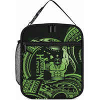 Green Hawaii Ikaika Warrior Lunch Bag Hawaiian Power LT14 10.2 × 8.3 × 4.3 inch Green - Polynesian Pride