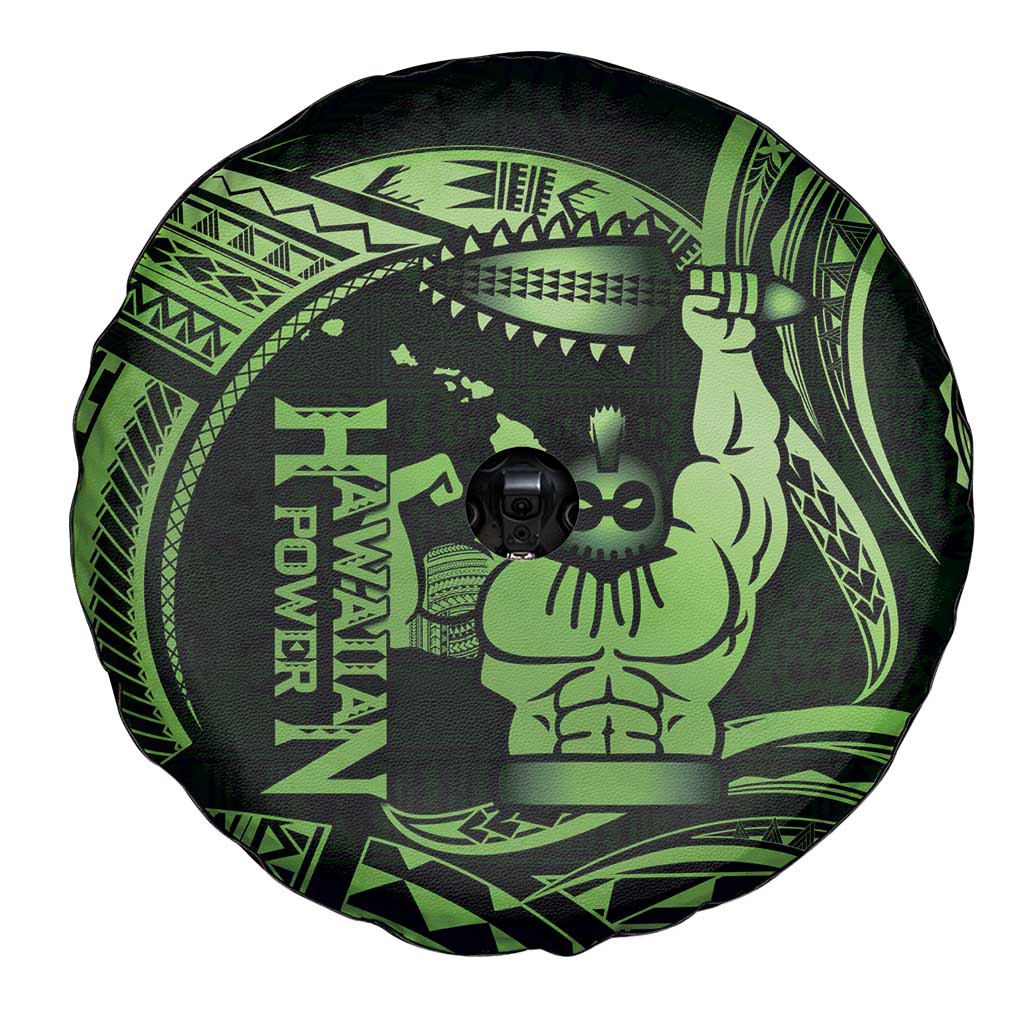 Green Hawaii Ikaika Warrior Spare Tire Cover Hawaiian Power