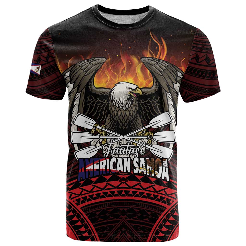 Fautasi Race Day American Samoa T Shirt Bald Eagle Polynesian Tattoo