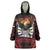 Fautasi Race Day American Samoa Wearable Blanket Hoodie Bald Eagle Polynesian Tattoo