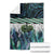 Turquoise Traditional Cloak Aotearoa Blanket Maori Paua Shell Korowai Pattern