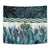 Turquoise Traditional Cloak Aotearoa Tapestry Maori Paua Shell Korowai Pattern