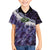 Purple Traditional Cloak Aotearoa Hawaiian Shirt Maori Paua Shell Korowai Pattern