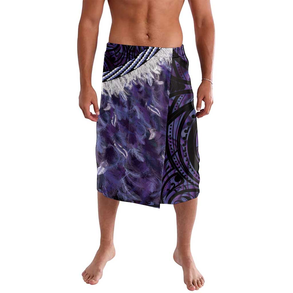 Purple Traditional Cloak Aotearoa Lavalava Maori Paua Shell Korowai Pattern