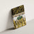Yellow Traditional Cloak Aotearoa Canvas Wall Art Maori Paua Shell Korowai Pattern