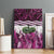 Pink Traditional Cloak Aotearoa Canvas Wall Art Maori Paua Shell Korowai Pattern