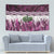 Pink Traditional Cloak Aotearoa Tapestry Maori Paua Shell Korowai Pattern