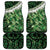 Green Traditional Cloak Aotearoa Car Mats Maori Paua Shell Korowai Pattern