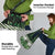 Green Traditional Cloak Aotearoa Grocery Bag Maori Paua Shell Korowai Pattern
