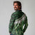Green Traditional Cloak Aotearoa Long Sleeve Polo Shirt Maori Paua Shell Korowai Pattern