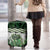 Green Traditional Cloak Aotearoa Luggage Cover Maori Paua Shell Korowai Pattern