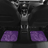 Personalised Polynesia Lupus Awareness Month Car Mats Warrior Purple Ribbon Polynesian Butterflies