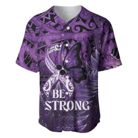 Lupus Awareness Month New Zealand Baseball Jersey Be Strong Warrior Maori Silver Fern
