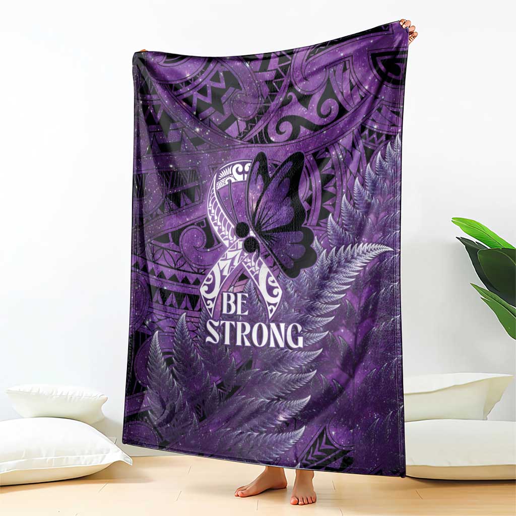 Lupus Awareness Month New Zealand Blanket Be Strong Warrior Maori Silver Fern
