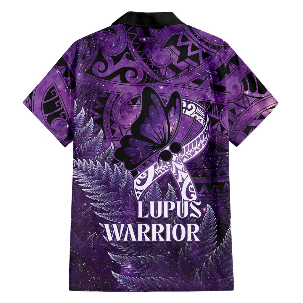 Lupus Awareness Month New Zealand Family Matching Tank Maxi Dress and Hawaiian Shirt Be Strong Warrior Maori Silver Fern LT14 - Polynesian Pride