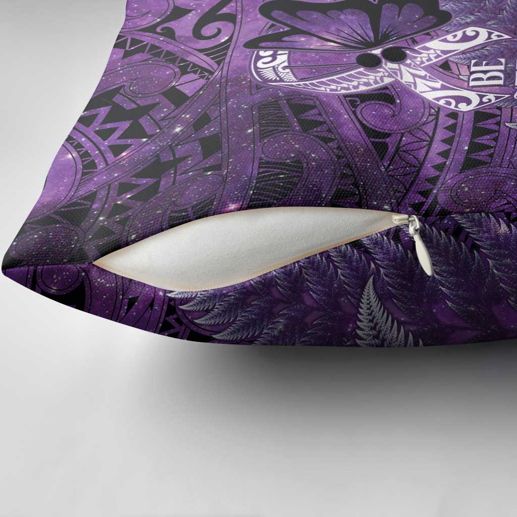 Lupus Awareness Month New Zealand Pillow Cover Be Strong Warrior Maori Silver Fern